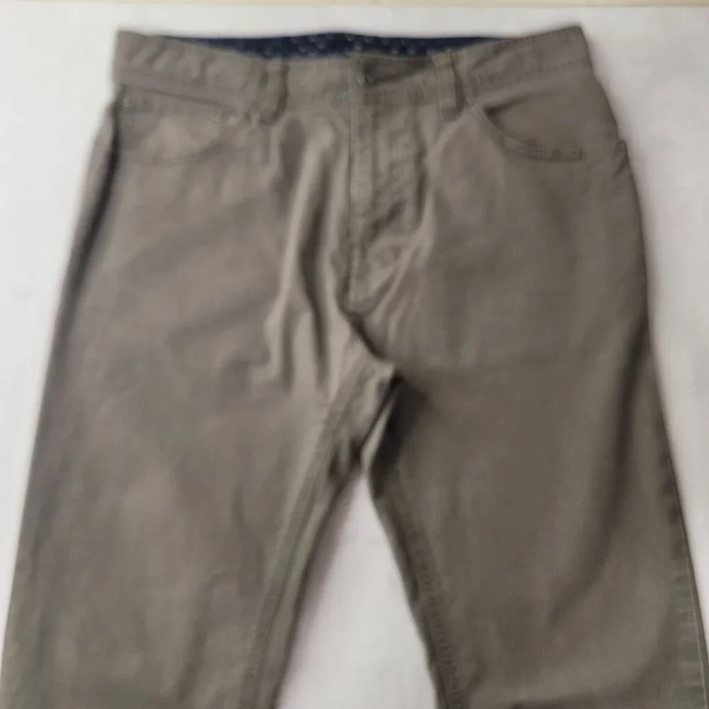 PrAna Men's Slim Fit Khaki Casual Pants 33Wx32L - Picture 3 of 11